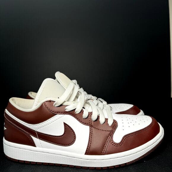 Size 9 - Wmns Nike Air Jordan 1 Low Bronze Eclipse Women's Shoes - Picture 1 of 8